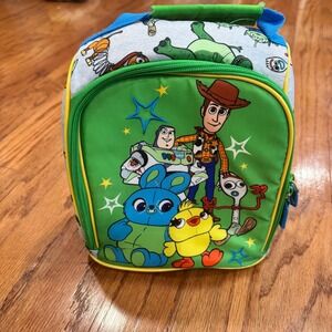 Disney Pixar Toy Story 4 Lunchbox soft Woody Buzz Ducky‎ Bunny Forky Duke Rare